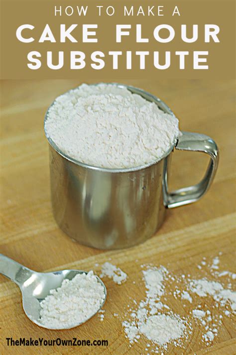 DIY Cake Flour Substitute - The Make Your Own Zone