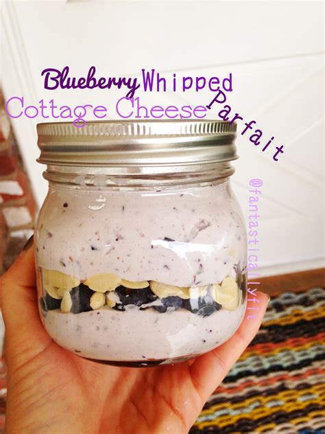 Ripped Recipes - Blueberry Whipped Cottage Cheese Parfait