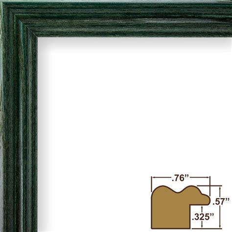 Craig Frames Wiltshire 200, Hunter Green Hardwood Picture Frame | eBay