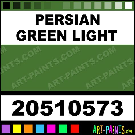 Persian Green Light Artists Gouache Paints - 20510573 - Persian Green ...