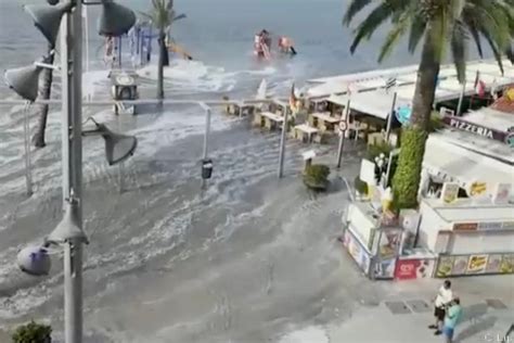 Tsunami in Majorca: Andratx hit with mini-tsunami as fierce weather strikes tourist beaches just ...