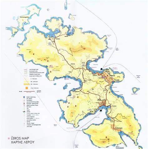 Map of Leros island - Lerosinfo.com | Your Tourist Travel Guide