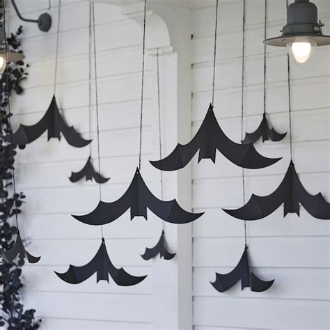 10 Hanging Bat Decoration Halloween Photo Prop Halloween - Etsy