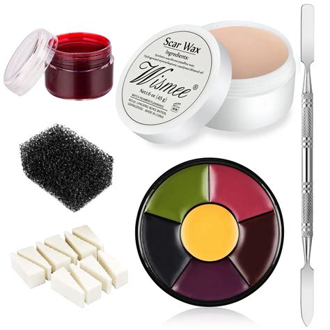 Buy Special Effects Sfx Makeup Kit Professional Wax Set 6 Color Wheel ...