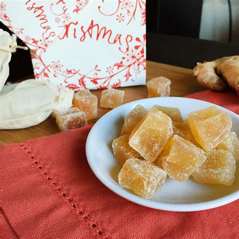 Candied Ginger - The Perfect Holiday Edible Gift!