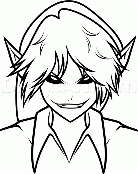 How to Draw Anime Ben Drowned, Step by Step, Characters, Pop Culture, FREE Online Drawing ...