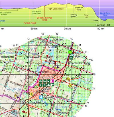 Mawson Trail Map 1 - Adelaide to Tanunda map by Mapland - Department for Environment and Water ...