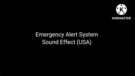 United States Emergency Alert System Sound effect - YouTube