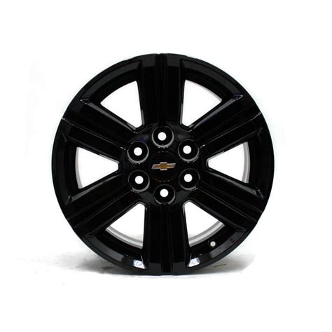 18" CHEVY TRAVERSE 2013 2014 2015 2016 2017 BLACK WHEELS OEM 5572 (4) – San Fernando Tires and ...