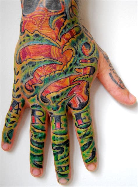 Organic hand tattoo Da Vinci Fetus tatuagem | Tattoo By Bani… | Flickr