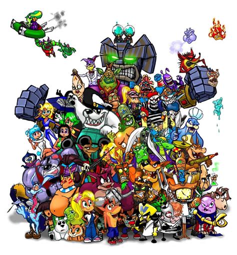 All Crash Bandicoot Characters : gaming