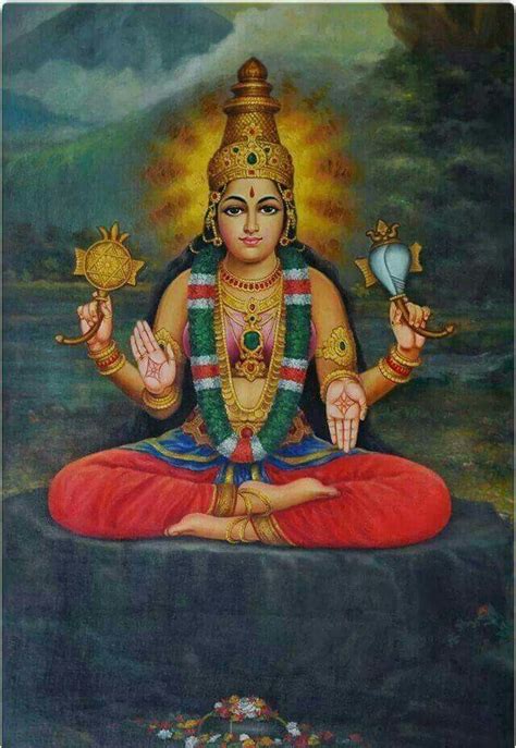 Mookambika Devi of kollur laxmi devi rare painting | Shakti goddess, Indian gods, Hindu art