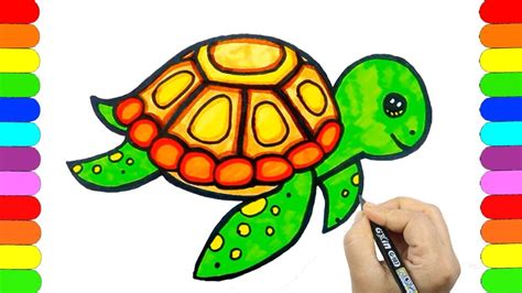 Turtle Drawing And Colouring : Some of the turtle pictures to color can get quite complex owing ...