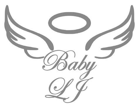 Angel Wings Halo Little Angel DIY Vinyl Decal/ Vinyl Decal | Etsy