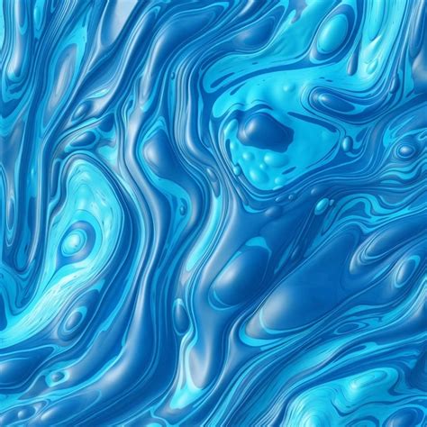 Premium AI Image | Soothing Blue Slime Texture Background ai