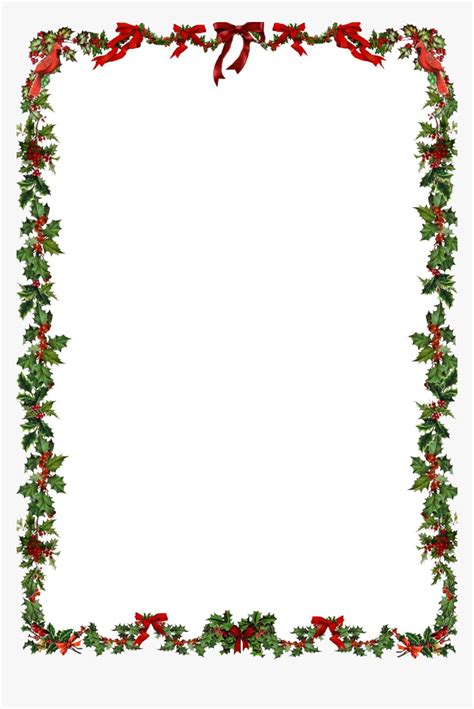 Black And White Christmas Page Borders | Christmas Border 728 | Free christmas borders ...