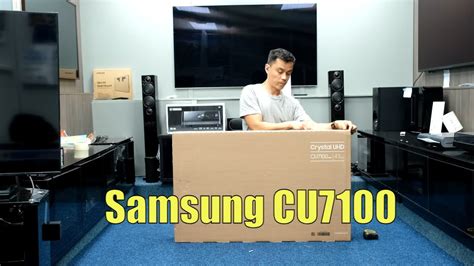 Samsung CU7100 2023 43" Unboxing, Setup, Test and Review with 4K HDR ...