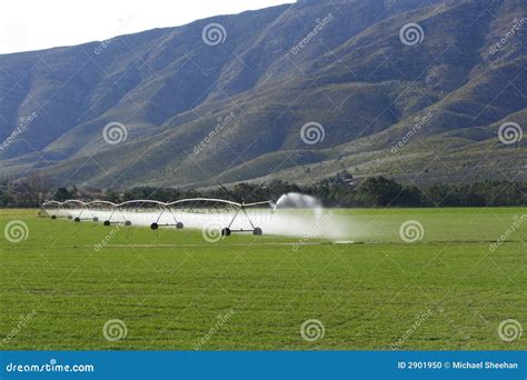 Land irrigation stock photo. Image of irrigate, steel - 2901950