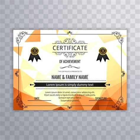 Beautiful creative certificate template design vector 258900 Vector Art ...