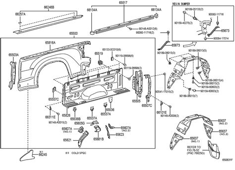 TOYOTA TUNDRA Truck Bed Panel (Rear). 6.5 FOOT BED, REGULAR CAB. 8.1 ...