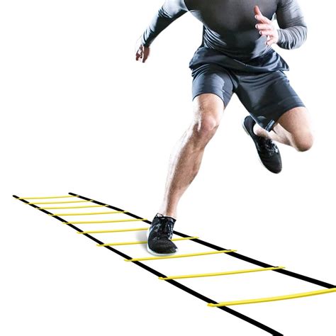 GHB Pro Agility Ladder Agility Training Ladder Speed 12 Rung 20ft with ...