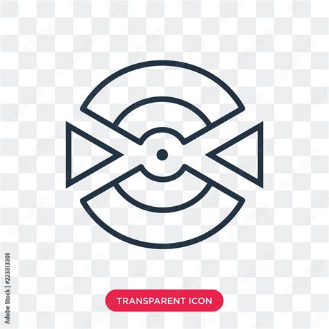 Bullseye vector icon isolated on transparent background, Bullseye logo ...