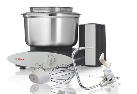 Black Bosch Universal Plus Mixer with Stainless Steel Bowl & Pro Series ...