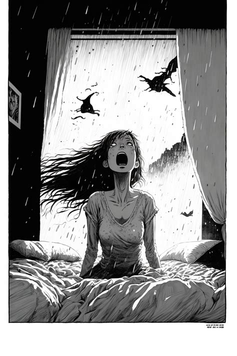 ArtStation - Horror Manga panel concept