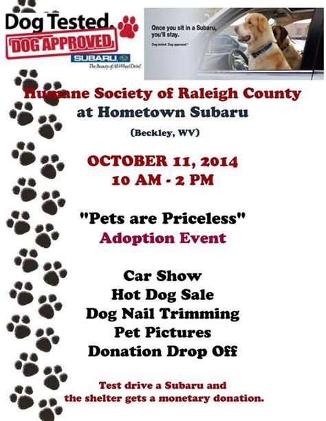 Check this out! If you live in or near Beckley, WV, the Humane Society ...