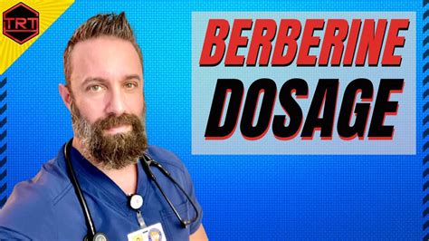 Berberine Dosage - What You Need To Know! - YouTube