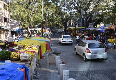 Gandhi Bazaar main road open for vehicles; problems persist - The Hindu