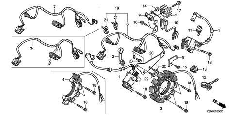 Parts for Engines GX GX630 GX630 QKW1 GCBBK-1000001-9999999 IGNITION ...