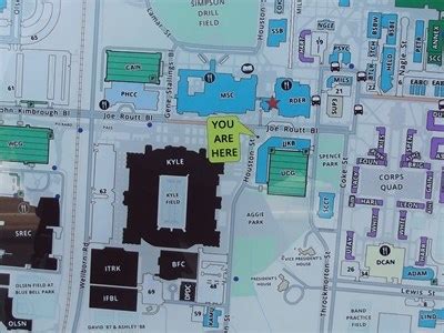 Texas A&M Campus - College Station,TX - 'You Are Here' Maps on Waymarking.com