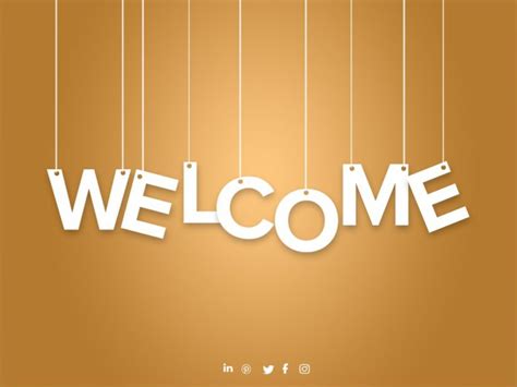 Welcome Slide 12 | Presentation slides templates, Powerpoint templates, Powerpoint