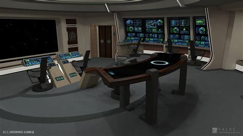 U.S.S. Enterprise-B Refit - Bridge (Render 2) by falke2009 on DeviantArt