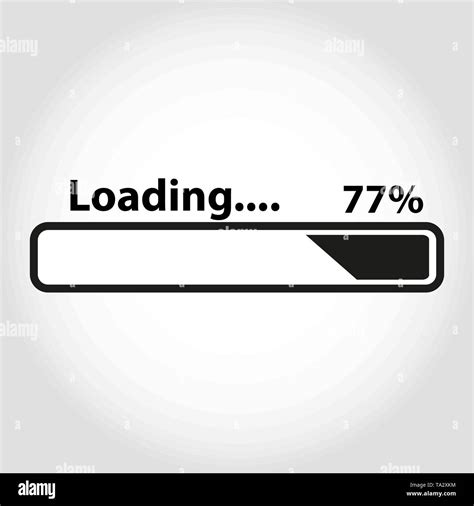 Loading vector icon. Loading style sign for mobile concept and web design. Downloading symbol ...