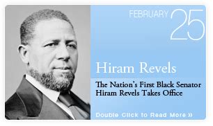 1st Black Senator Hiram Revels Takes Office | Arthur Ashe Legacy