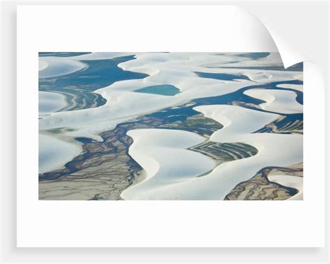 Aerial view of Lencois Maranhenses National Park, Brazil posters & prints by Corbis