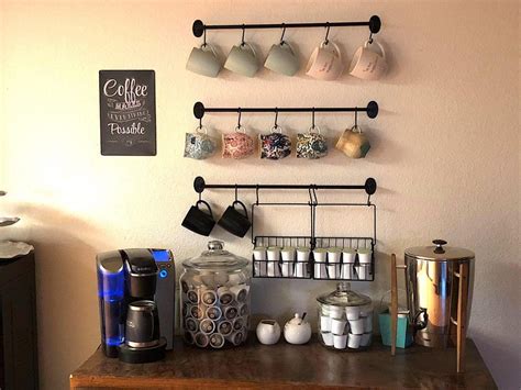 The Best Wall Mounted Coffee Mug Hanging Racks from Amazon | Coffee mug display, Hanging mugs ...