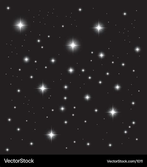 Night sky Royalty Free Vector Image - VectorStock