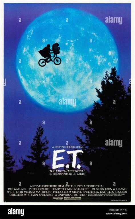 E.T. - Original Movie Poster Stock Photo - Alamy