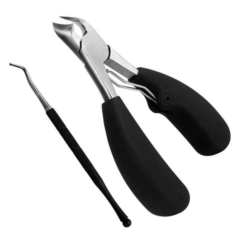 Amazon.com: Precision Toenail Clippers for Thick or Ingrown Toenails, Sharp Stainless Steel Nail ...