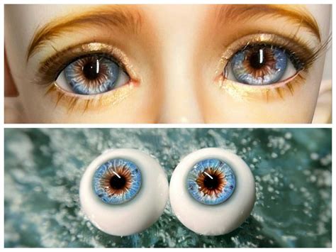 Realistic Blue Doll Eyes Resin Bjd Eyes Safety Eyes,1/3 1/4 1/6 Bjd Toy Eyes Toy Eyes 10mm 12mm ...