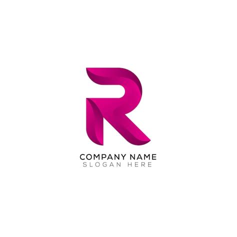 Premium Vector | Creative 3d letter r logo design