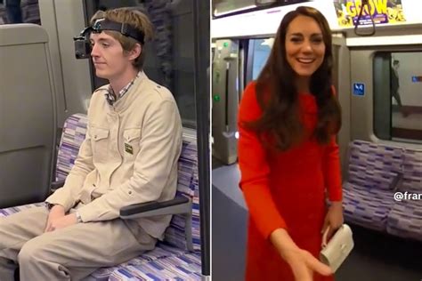 Kate Middleton and Prince William Meet Fan During London Train Ride