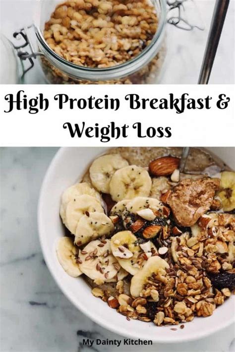 14 High Protein Breakfast Recipes For Weight Loss - My Dainty Kitchen