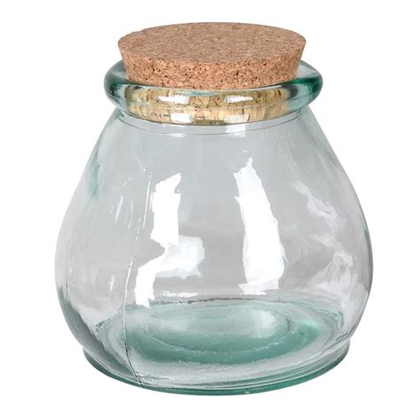 Small Recycled Glass Jar - Luxonas