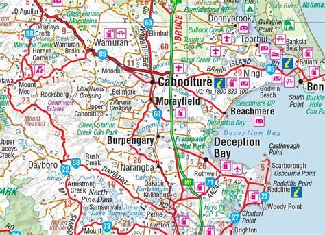 South East Queensland Map – Hema Maps Online Shop - Worksheets Library