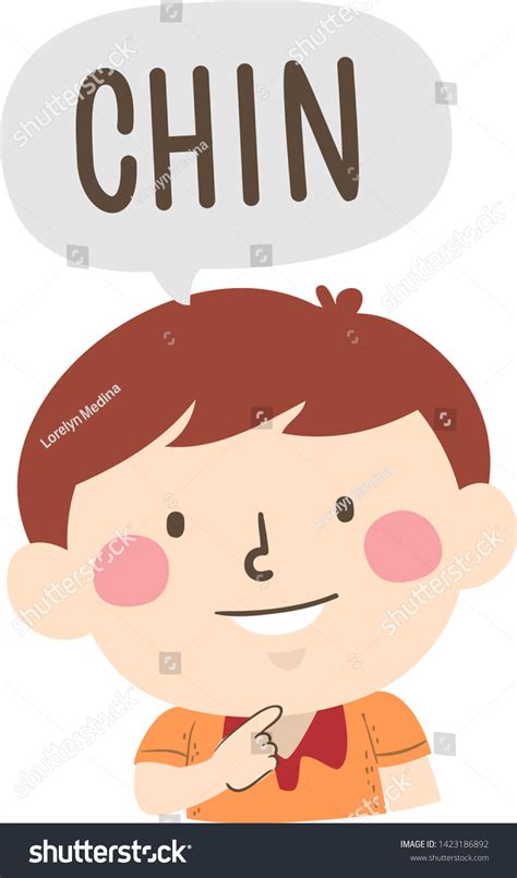 Illustration Kid Boy Pointing His Chin: เวกเตอร์สต็อก (ปลอดค่าลิขสิทธิ์) 1423186892 | Shutterstock