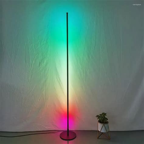 Modern LED Floor Lamps For Bedroom With Remote Control And Multi Modes For Stylish Standing ...